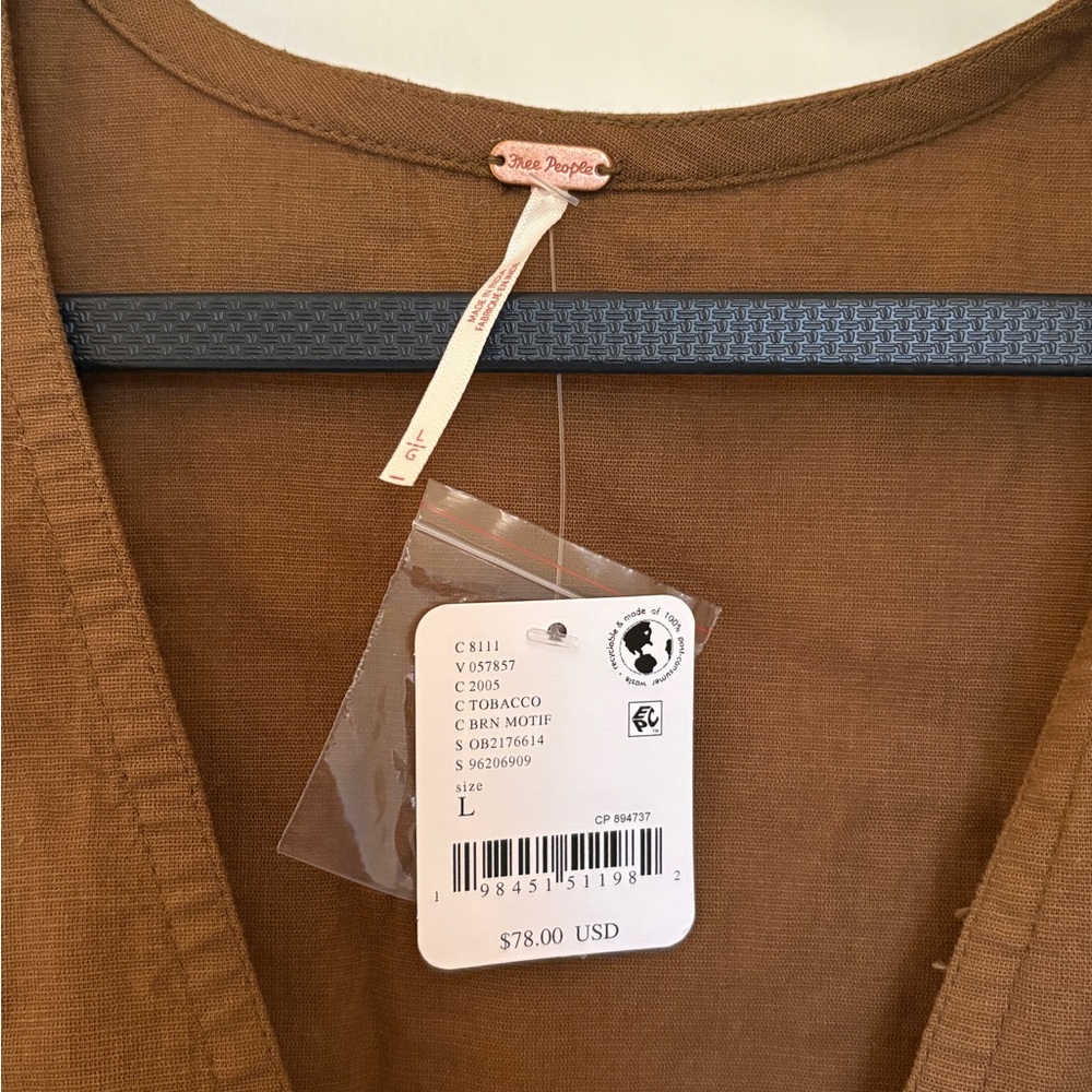 NWT Free People Dylan Vest - Picture 3 of 3